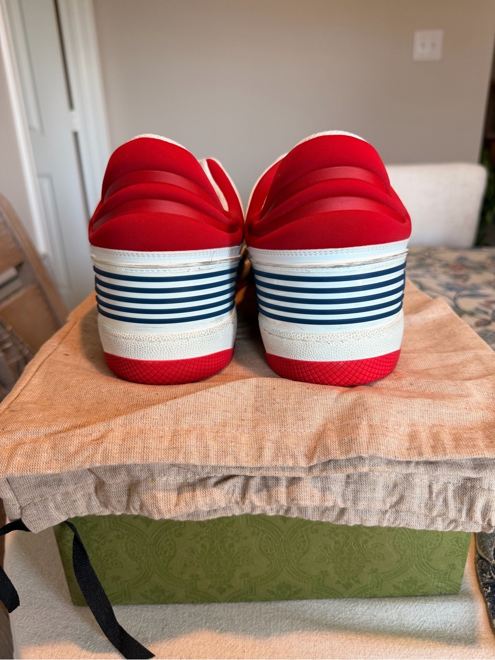 Gucci Basket White Demetra Sneaker - Picture 3 of 4